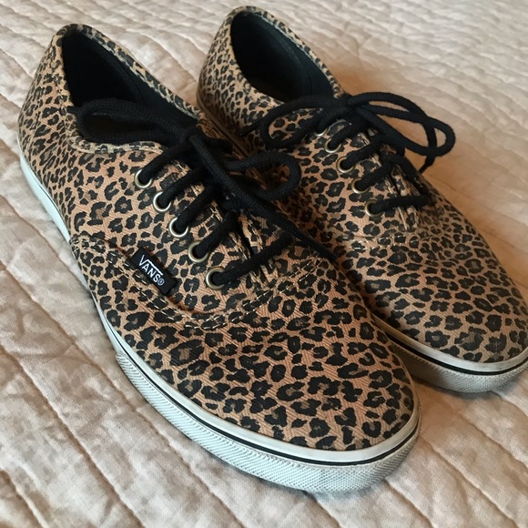 vans with cheetah fur